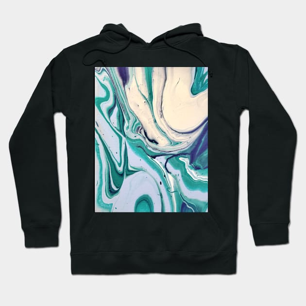 More Acrylic Pour Hoodie by dnacademic